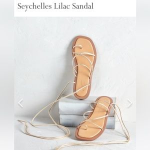 Seychelles gold sandals